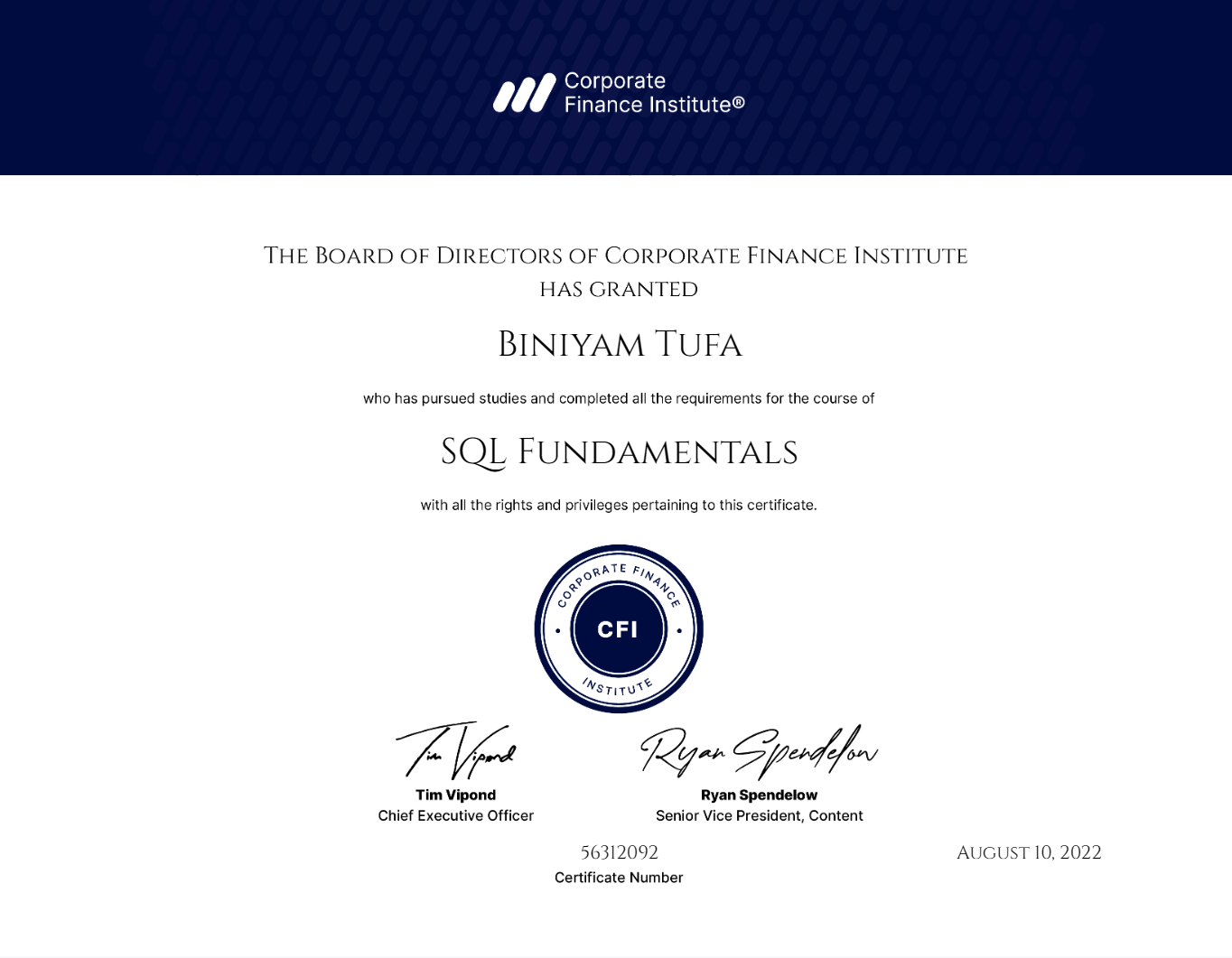 SQL Fundamentals